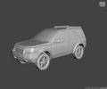 3D Printed Resin Model of Land Rover Feeelander Mk1 3door 2002
