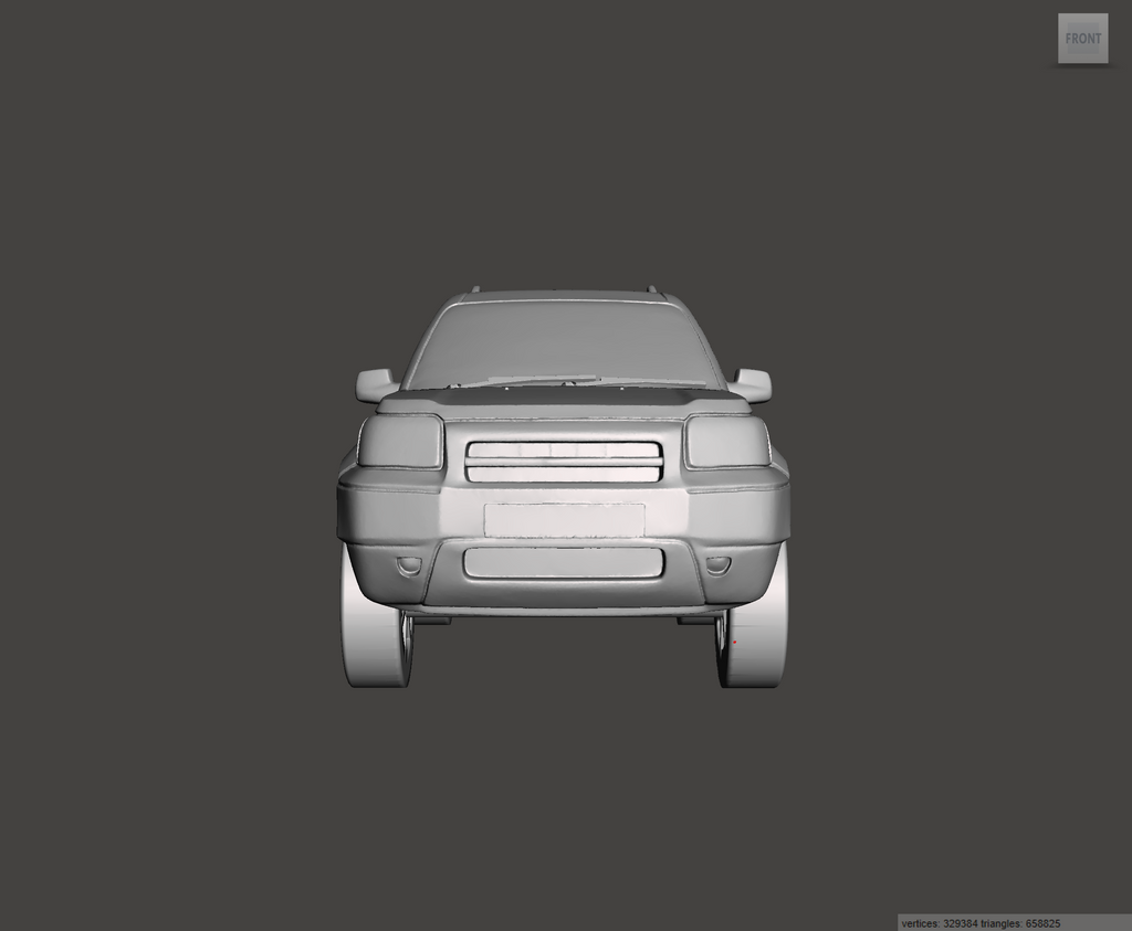3D Printed Resin Model of Land Rover Feeelander Mk1 3door 2002