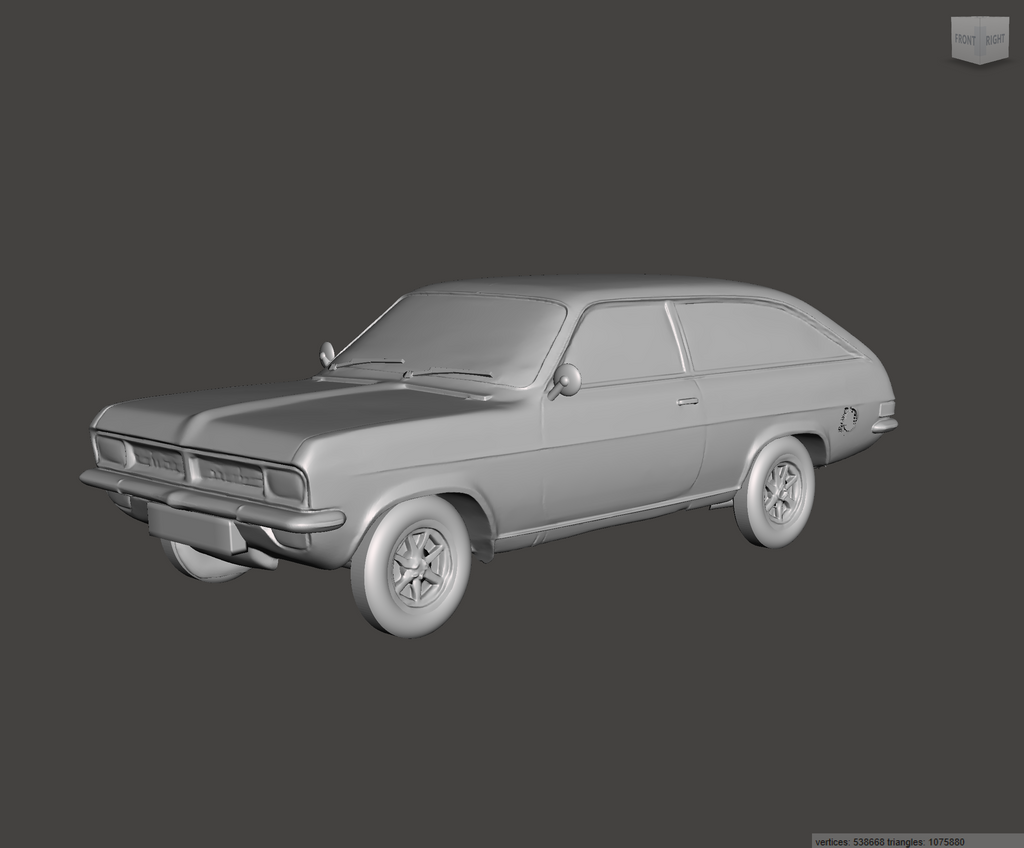3D Printed Resin Model of Vauxhall Viva HC Estate 1973