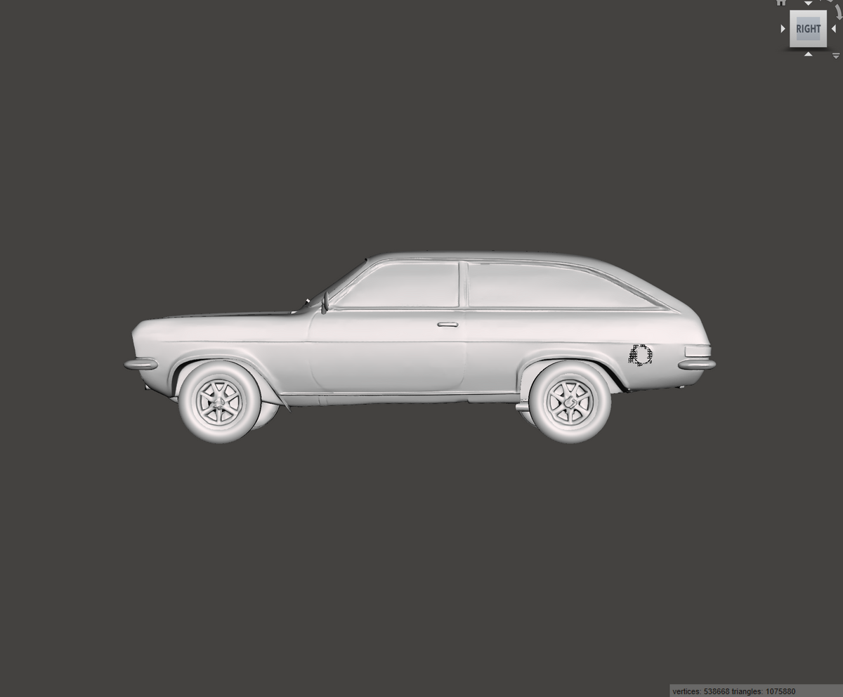 3D Printed Resin Model of Vauxhall Viva HC Estate 1973