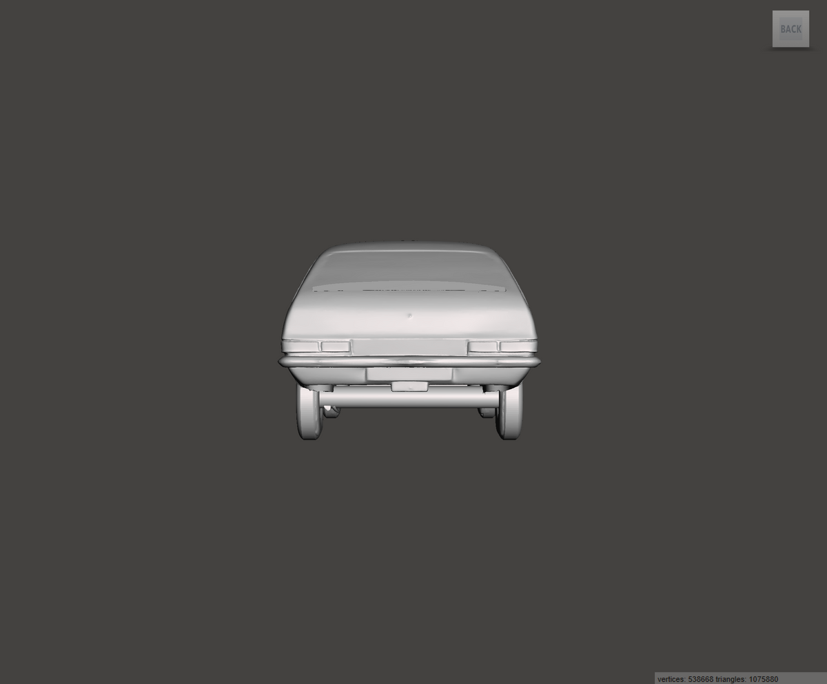 3D Printed Resin Model of Vauxhall Viva HC Estate 1973