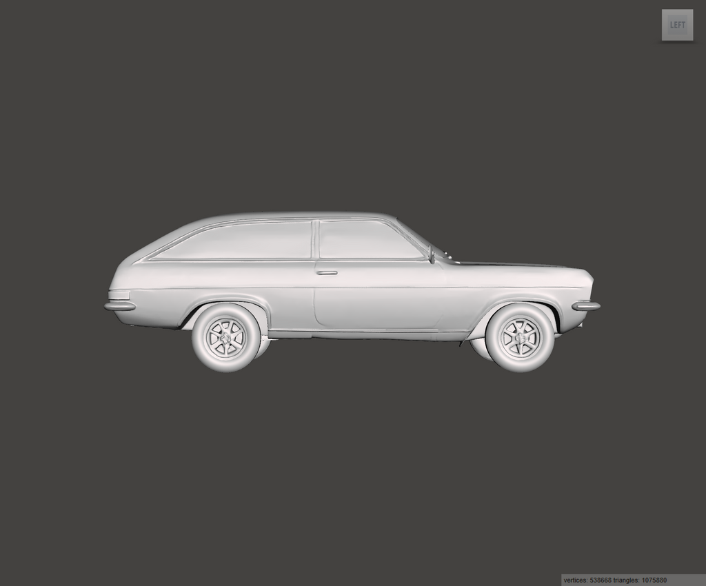 3D Printed Resin Model of Vauxhall Viva HC Estate 1973