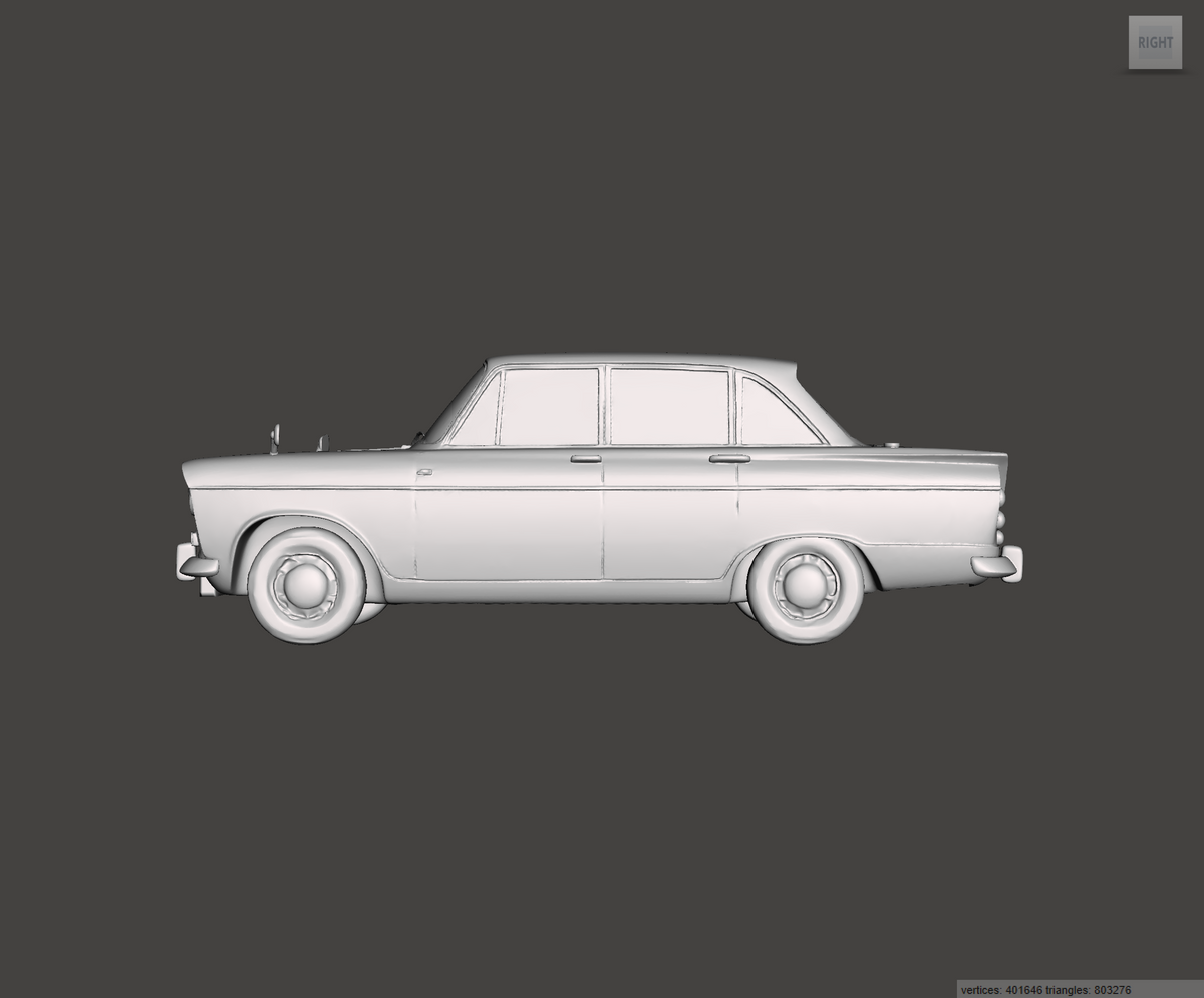 3D Printed Resin Model of Singer Vogue Series III 1965