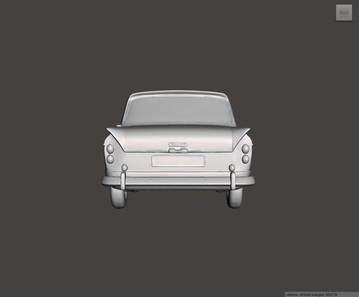 3D Printed Resin Model of Singer Vogue Series III 1965