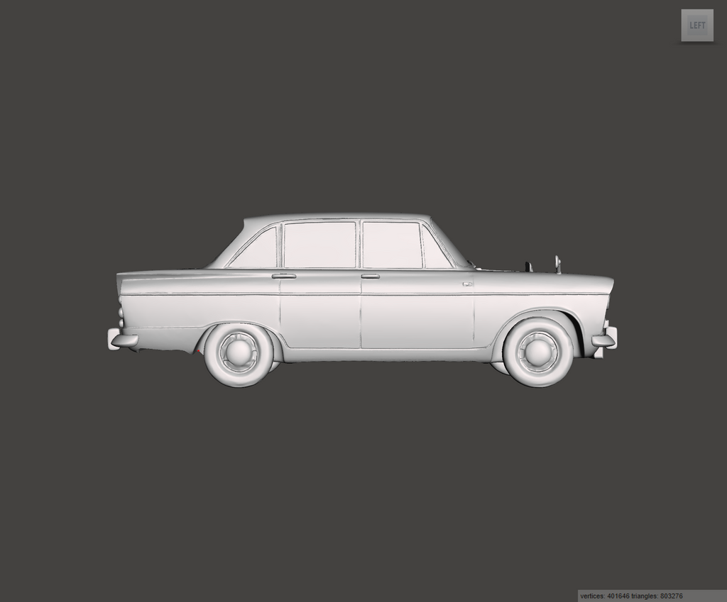 3D Printed Resin Model of Singer Vogue Series III 1965