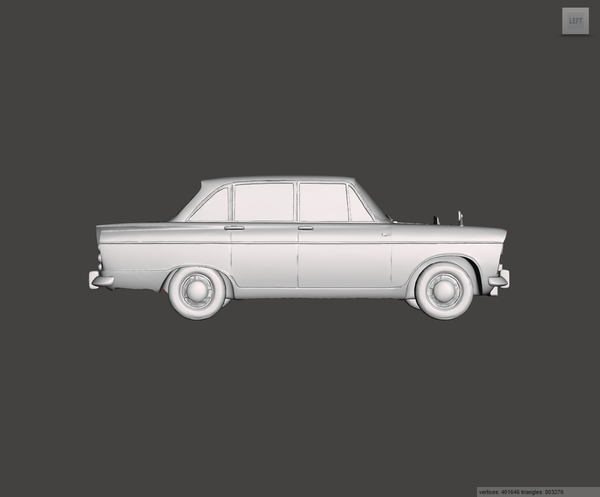 3D Printed Resin Model of Singer Vogue Series III 1965