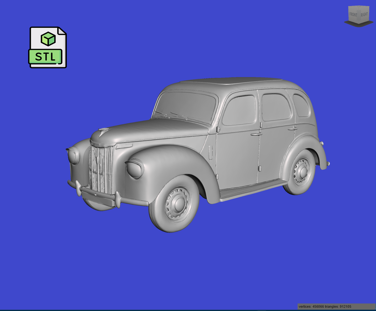 Digital Download of 3D Printed Ford Prefect 1952 prescale