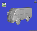 Digital Download of 3D Printed Austin K8 3way Van 1951 prescale