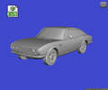 Digital Download of 3D Printed Fiat Dino 1971 prescale