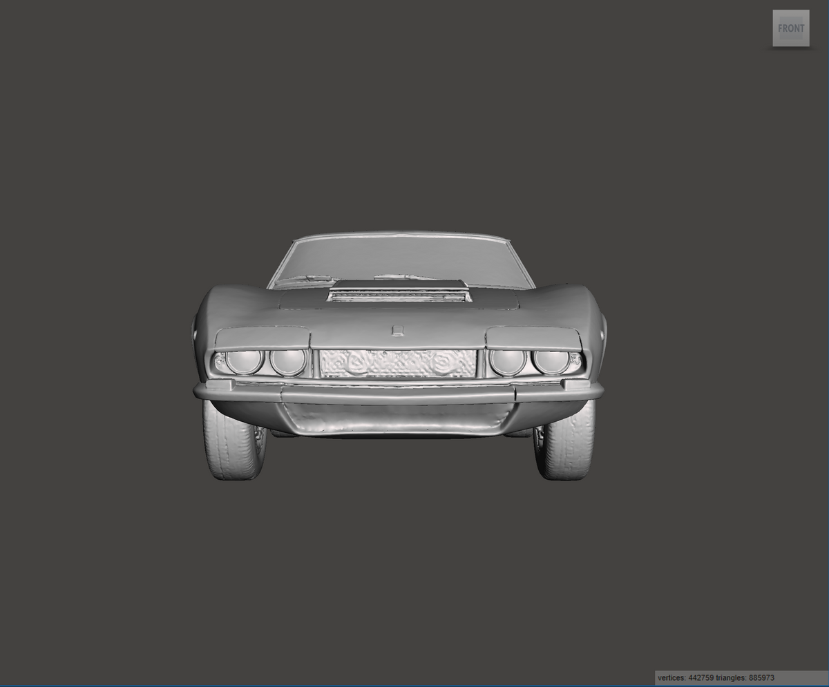 3D Printed Resin Model of ISO Grifo 1974