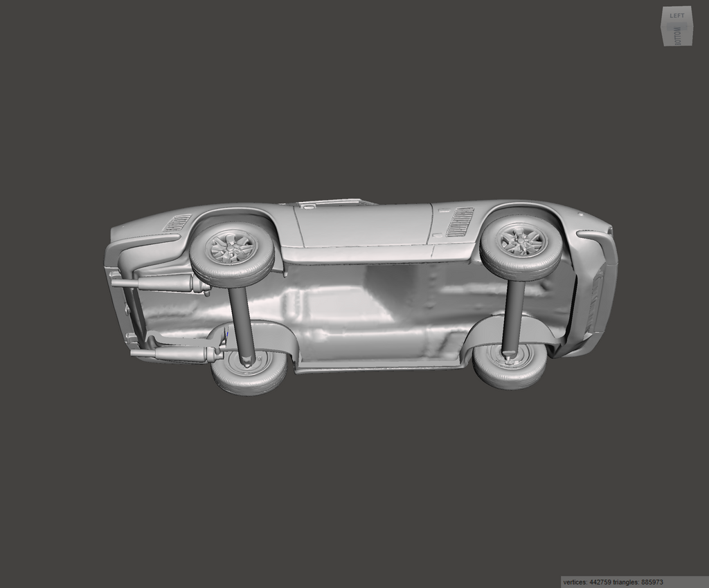 3D Printed Resin Model of ISO Grifo 1974