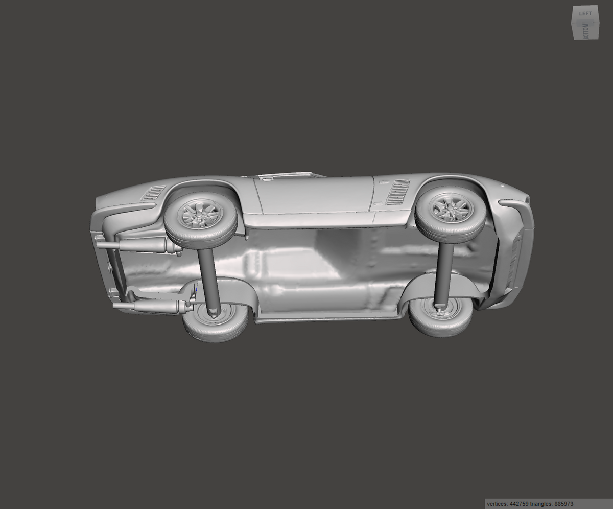 3D Printed Resin Model of ISO Grifo 1974