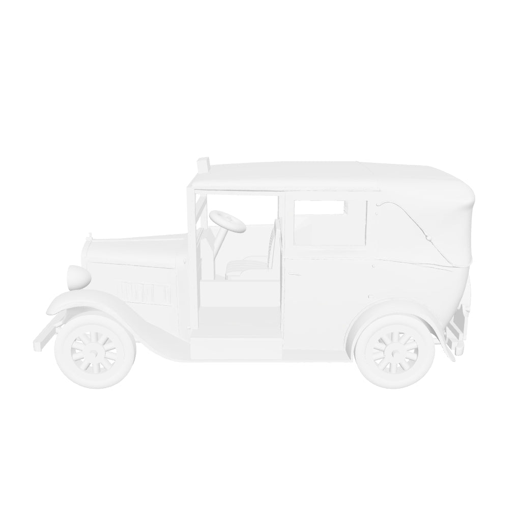 Digital Download of 3D Printed Austin 12-4 Taxi Cab