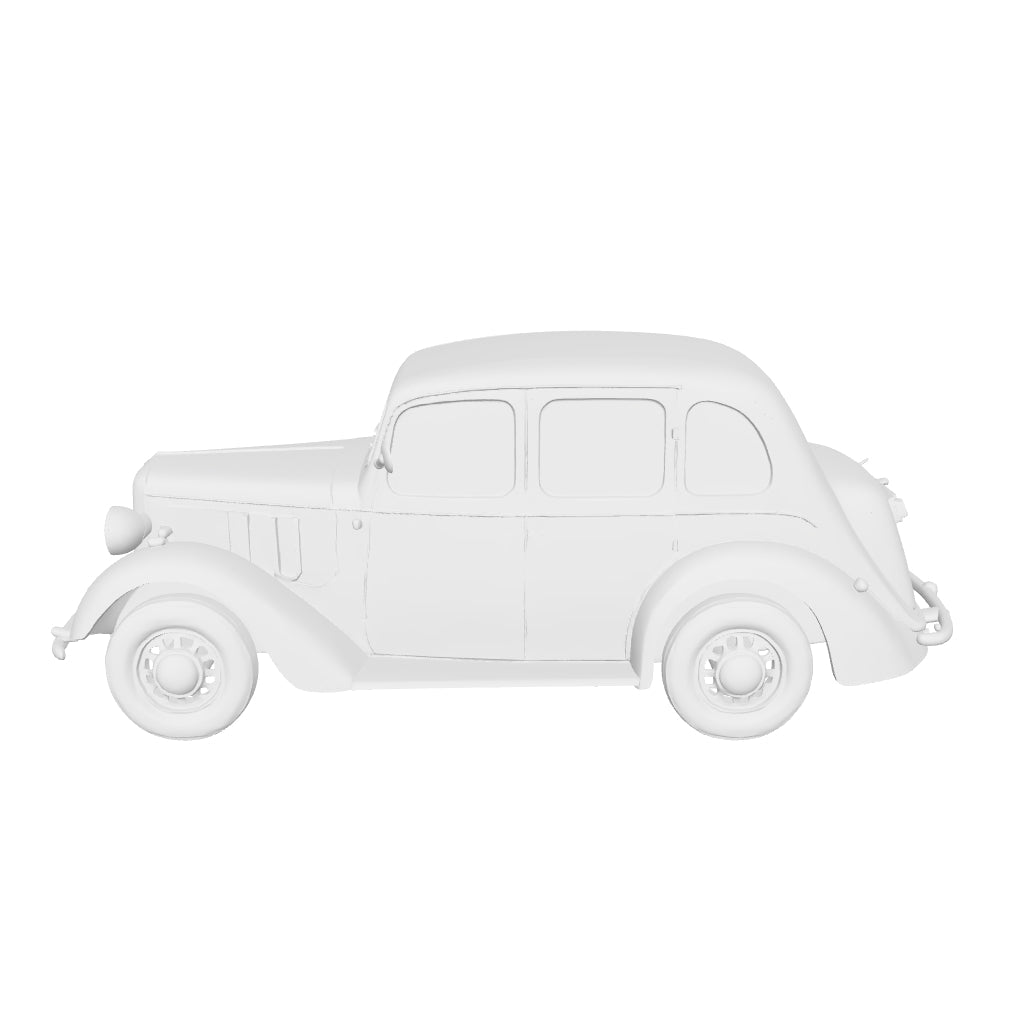 3D Printed Resin Model of Austin 10 Cambridge 1937